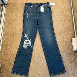 NWT - Good American Jean - Good Curve Straight